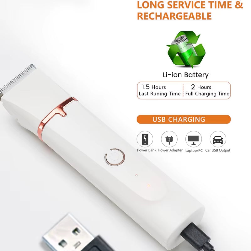 Ultimate 4-in-1 Electric Pet Grooming Kit: Hair Trimmer, Nail Grinder & Professional Clippers for Dogs