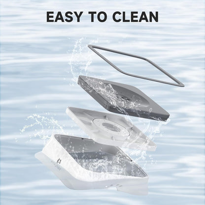 No Spill Slow Water Feeder - 70Oz/2L Travel Bowl for Dogs & Cats (Grey) - Perfect for Hydration on the Go!