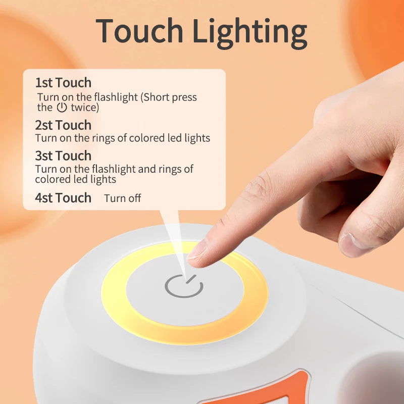 5M LED Automatic Retractable Dog Leash - Stylish & Safe Walking for Your Puppy or Pet