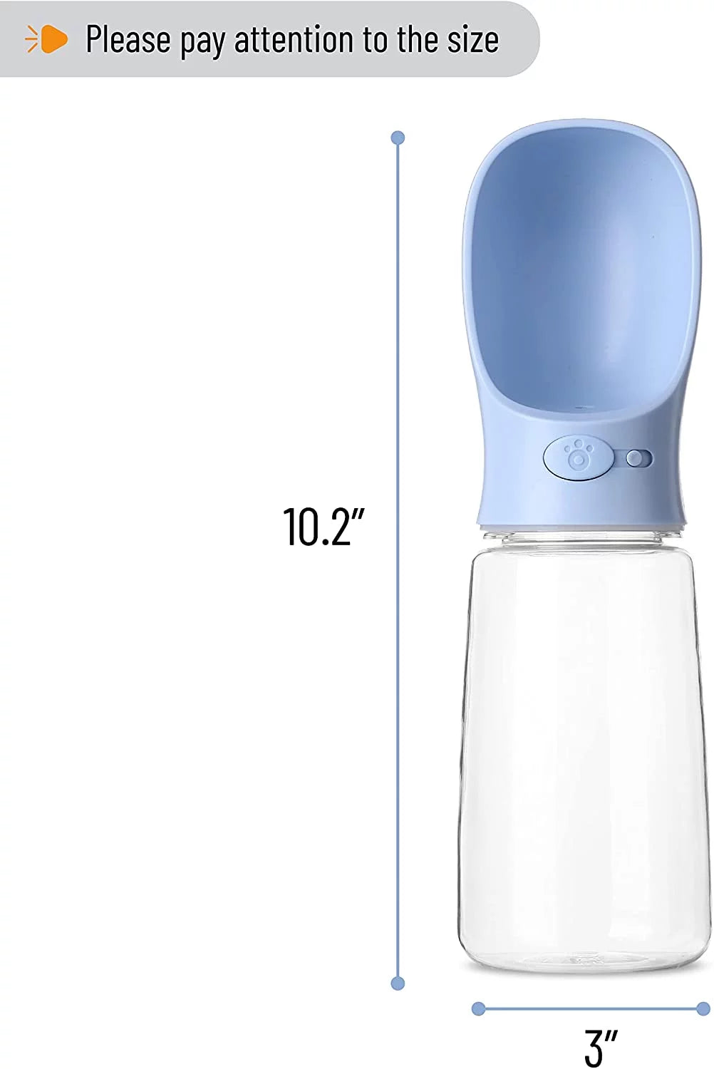 Portable Dog Water Bottle and Bowl Dispenser