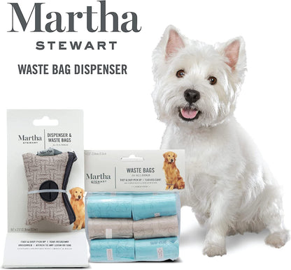 Extra Strong Unscented Dog Waste Bags - 120 Tear-Resistant Bags for Effortless Cleanup - Perfect for Daily Dog Walking - 8 Convenient Rolls