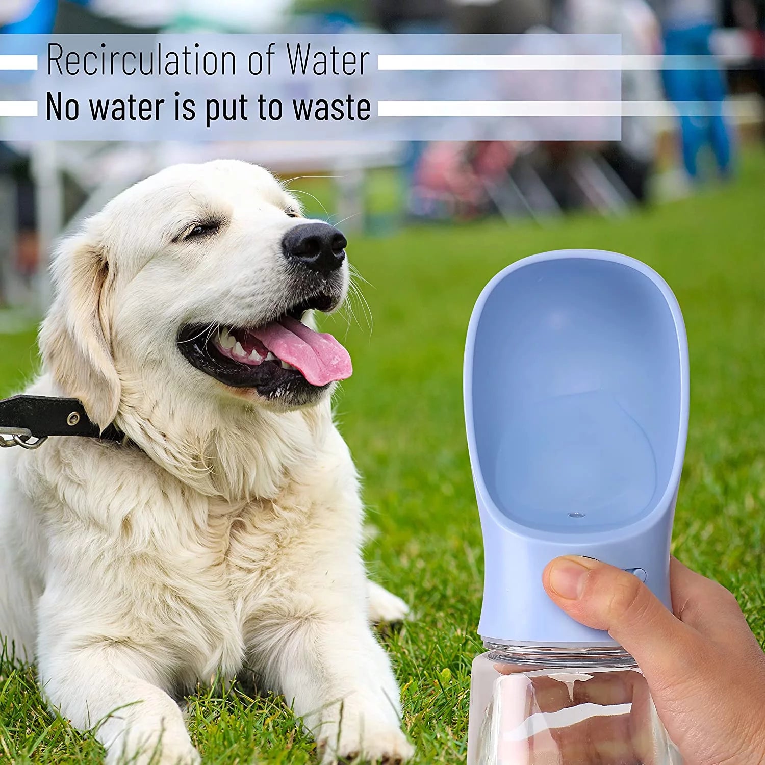 Portable Dog Water Bottle and Bowl Dispenser